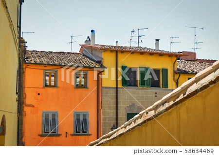 Montopoli in Val d'Arno ancient architecture. 58634469