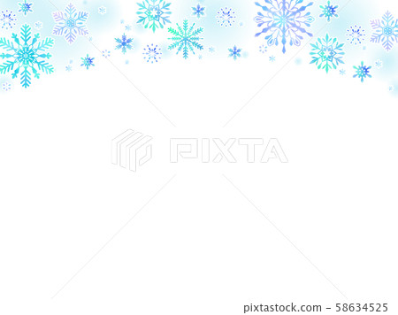 Snowy illustration card Snowy illustration card 58634525