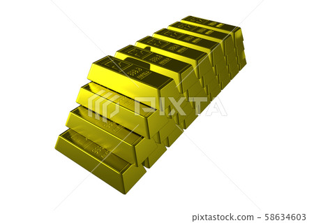 Gold bullion image (jackpot, wealth, rich, etc./transparent material) Gold bullion image (jackpot, wealth, rich, etc./transparent material) 58634603