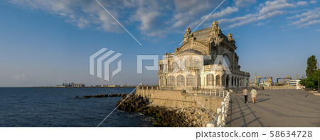 Embankment in the city of Constanta, Romania 58634728