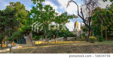Embankment in the city of Constanta, Romania 58634736