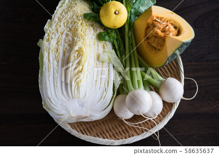 Vegetables served in monkeys Vegetables served in monkeys 58635637