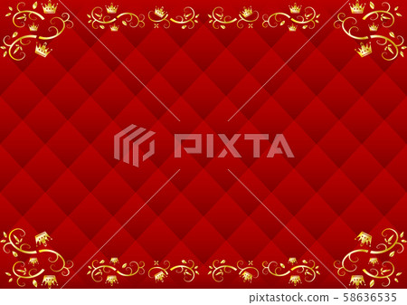 Crown frame quilted background 58636535
