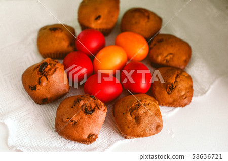 Simple homemade pecan pie Serving Easter 58636721