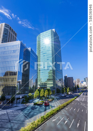 Scenery in front of Shirokane Takanawa Station Building of Shirokane Aercity 58636946