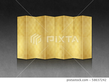 Gold screen-gray back Gold screen-gray back 58637242