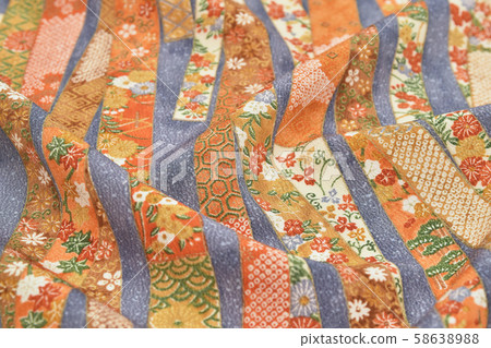 Komon pattern kimono fabric image 58638988