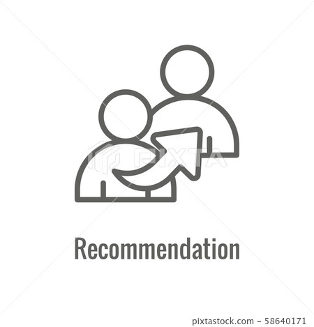 Employee Referral Process Icon - Networking, 58640171