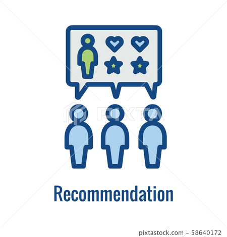 Employee Referral Process Icon - Networking, 58640172