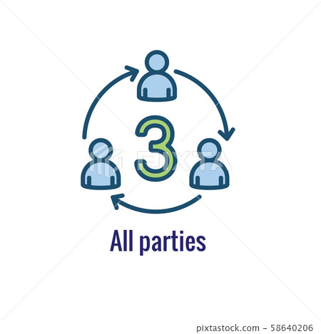 Logistics icon showing movement - one place to the Logistics icon showing movement - one place to the 58640206