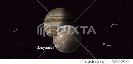 ganymede jupiter satellite ganymede jupiter satellite 58642084