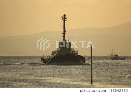 Omuta City Miike Port tugboat Omuta City Miike Port tugboat 58642583