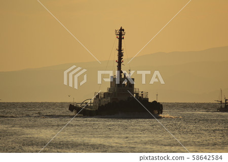 Omuta City Miike Port tugboat Omuta City Miike Port tugboat 58642584