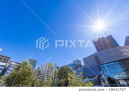 Scenery in front of Musashi Koganei Station 58642767