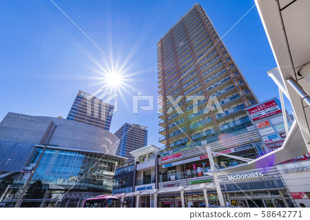 Scenery in front of Musashi Koganei Station 58642771