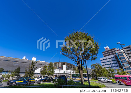 Scenery in front of Musashi Koganei Station 58642786