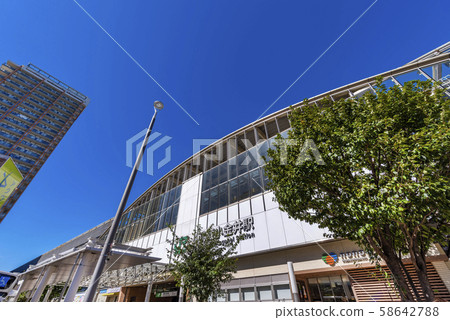 Scenery in front of Musashi Koganei Station 58642788