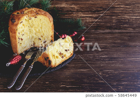 Traditional Italian Christmasccake Panettone Traditional Italian Christmasccake Panettone 58645449