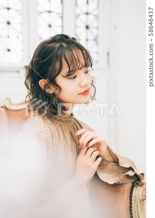 Hairstyle image see-through bang Hairstyle image see-through bang 58646437