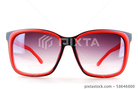 red sunglasses isolated on white red sunglasses isolated on white 58646800