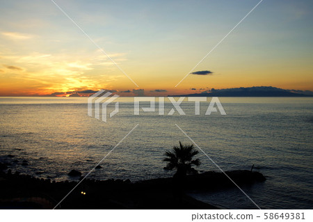 Asahi and Izu Oshima Izu Peninsula Atagawa Onsen Higashiizu-cho Kamo-gun Shizuoka Asahi and Izu Oshima Izu Peninsula Atagawa Onsen Higashiizu-cho Kamo-gun Shizuoka 58649381