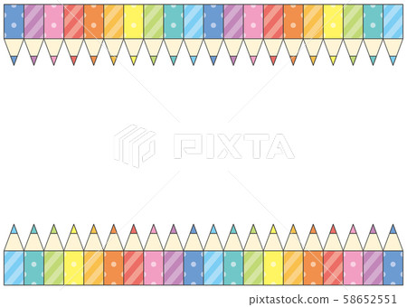  蠟筆彩色的鉛筆架3 58652551