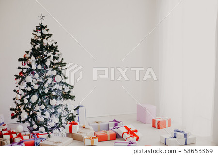 Christmas Decor white room new year tree gifts Christmas Decor white room new year tree gifts 58653369