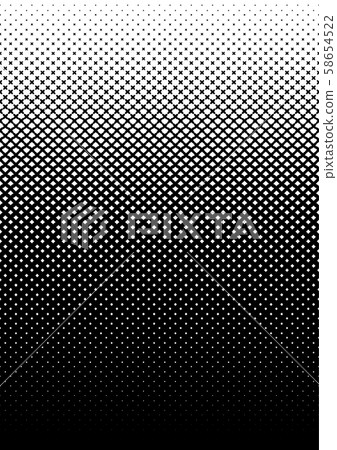 Gradation tone (halftone) flowers Gradation tone (halftone) flowers 58654522