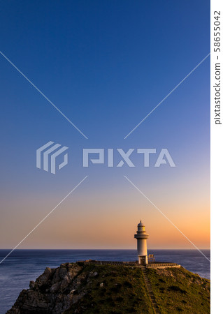 Sunset at Osezaki Lighthouse [Goto City, Nagasaki Prefecture] 58655042