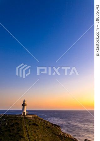 Sunset at Osezaki Lighthouse [Goto City, Nagasaki Prefecture] 58655043