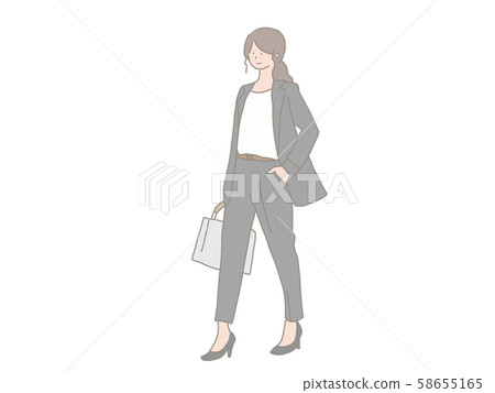 Women suit commute 58655165