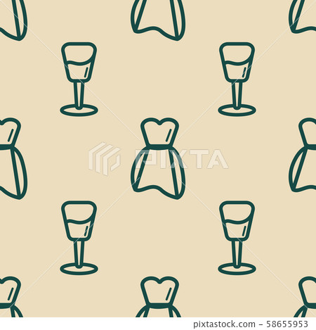 Wedding background seamless pattern in modern flat style Wedding background seamless pattern in modern flat style 58655953