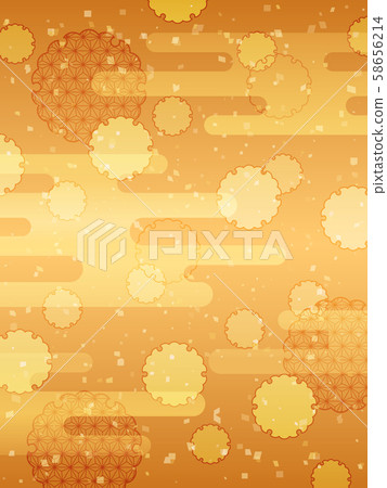 Japanese Pattern Snow Ring Background Japanese Pattern Snow Ring Background 58656214