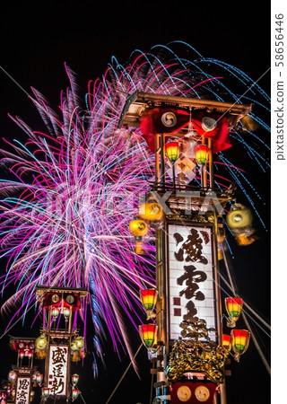 Kiriko and fireworks Kiriko and fireworks 58656446