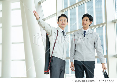 Construction business meeting general contractor business image Construction business meeting general contractor business image 58657728