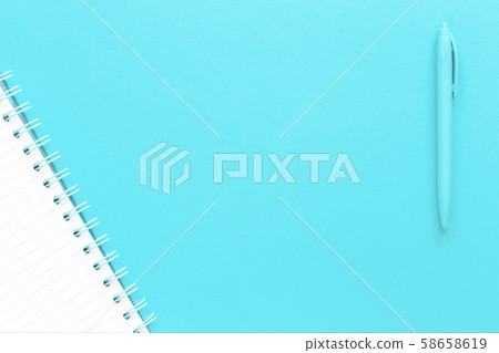 Assorted office and school white and blue stationery 58658619