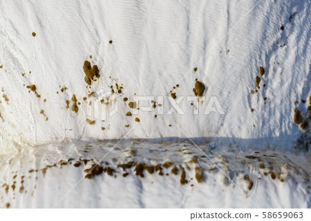 The texture of light calcium carbonate in full 58659063