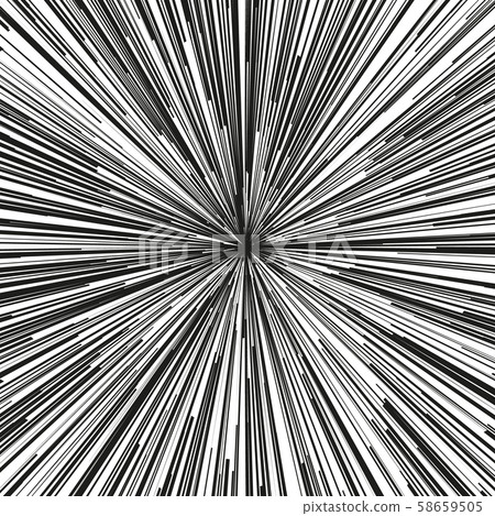 Explosive abstract rays. Dynamite burst blast 58659505