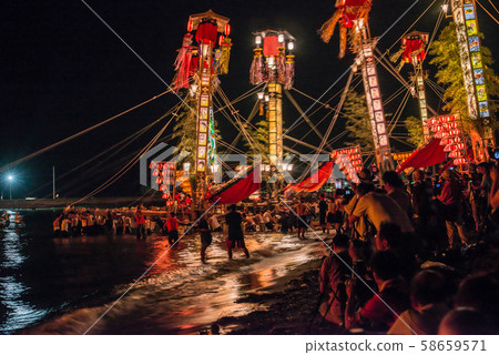 Kiriko festival and fireworks Kiriko festival and fireworks 58659571