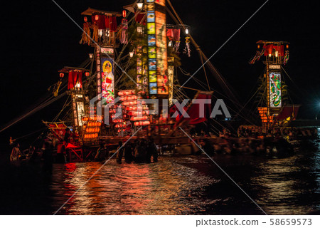 Kiriko festival and fireworks Kiriko festival and fireworks 58659573