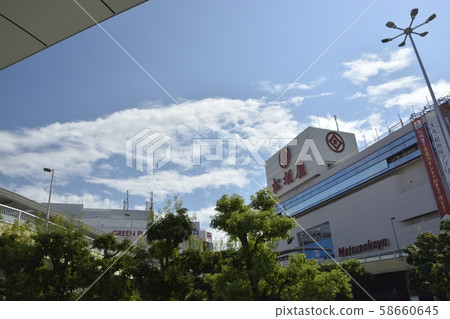 [大阪府]高atsu站前的城市景觀 58660645
