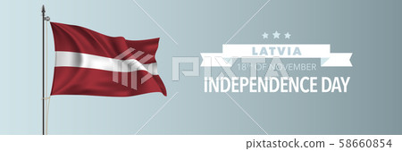 Latvia happy independence day greeting card, banner vector illustration Latvia happy independence day greeting card, banner vector illustration 58660854