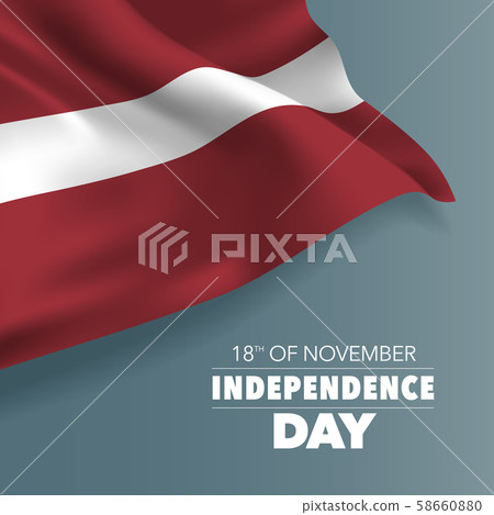 Latvia independence day greeting card, banner, vector illustration Latvia independence day greeting card, banner, vector illustration 58660880