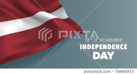 Latvia independence day greeting card, banner with template text vector illustration Latvia independence day greeting card, banner with template text vector illustration 58660933