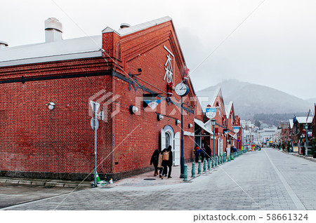 Hakkodate Red brick warehouses Kanemori at Hakodate port Hakkodate Red brick warehouses Kanemori at Hakodate port 58661324