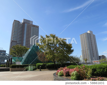 尼崎站附近的城市景觀阪神尼崎站北口附近的景觀 尼崎站附近的城市景觀阪神尼崎站北口附近的景觀 58661831