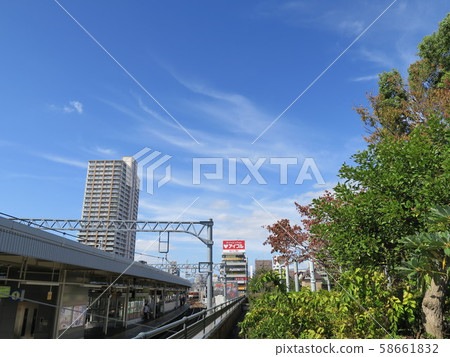 尼崎站附近的城市景觀阪神尼崎站北口附近的景觀 尼崎站附近的城市景觀阪神尼崎站北口附近的景觀 58661832