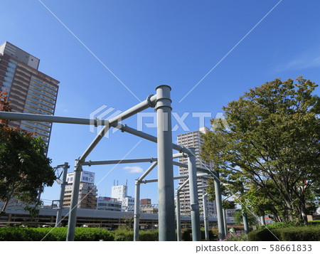 尼崎站附近的城市景觀阪神尼崎站北口附近的景觀 尼崎站附近的城市景觀阪神尼崎站北口附近的景觀 58661833