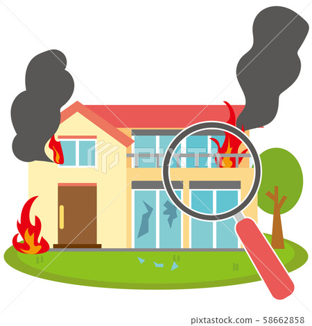 Image of checking the fire damage area 1 58662858