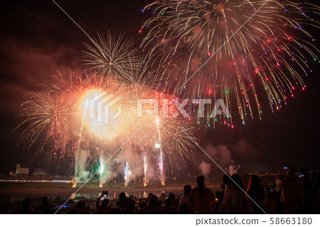 The 15th Shimanto Civic Festival Summer Fireworks Display 58663180